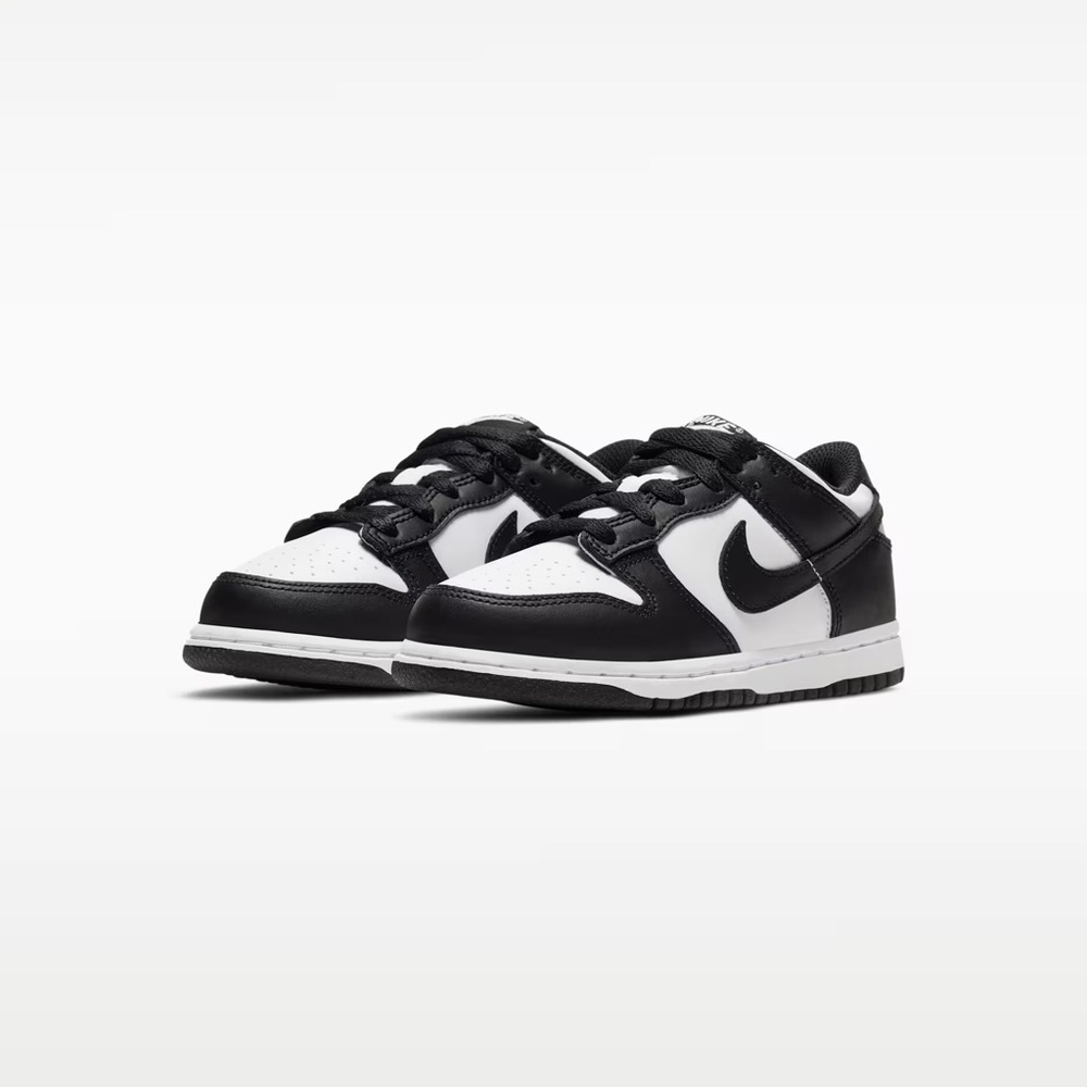 Kids Nike Panda Dunk Low Black/White Sneakers Size US 2Y